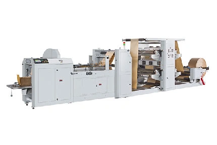 Paper and cardboard production machine processing rolls